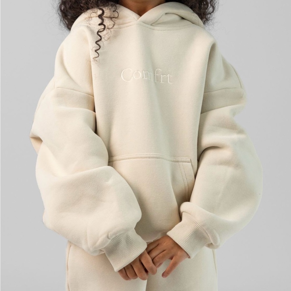 Cozy Kids Cream Hoodie by Comfort